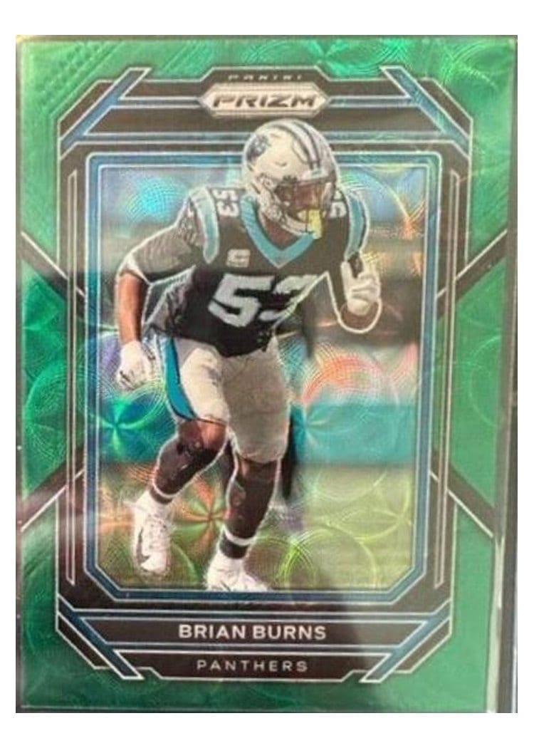 2022 Panini Prizm Base Set Brian Burns #44 card