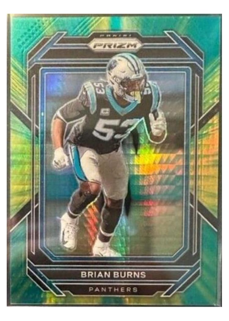 2022 Panini Prizm Base Set Brian Burns #44 card