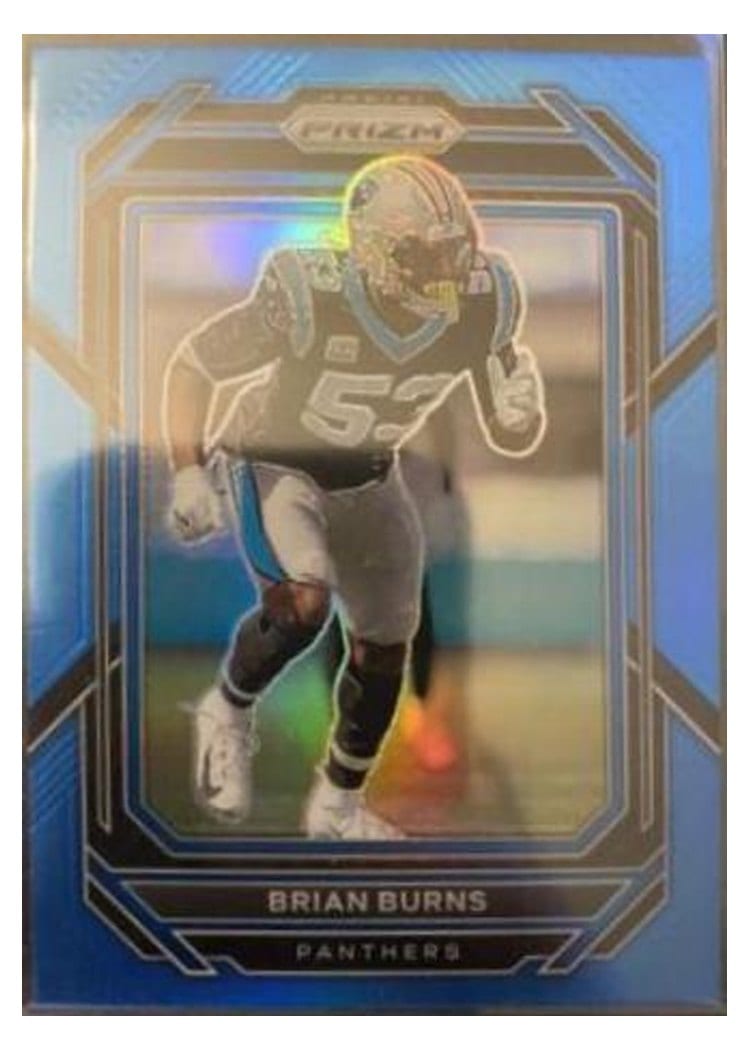 2022 Panini Prizm Base Set Brian Burns #44 card