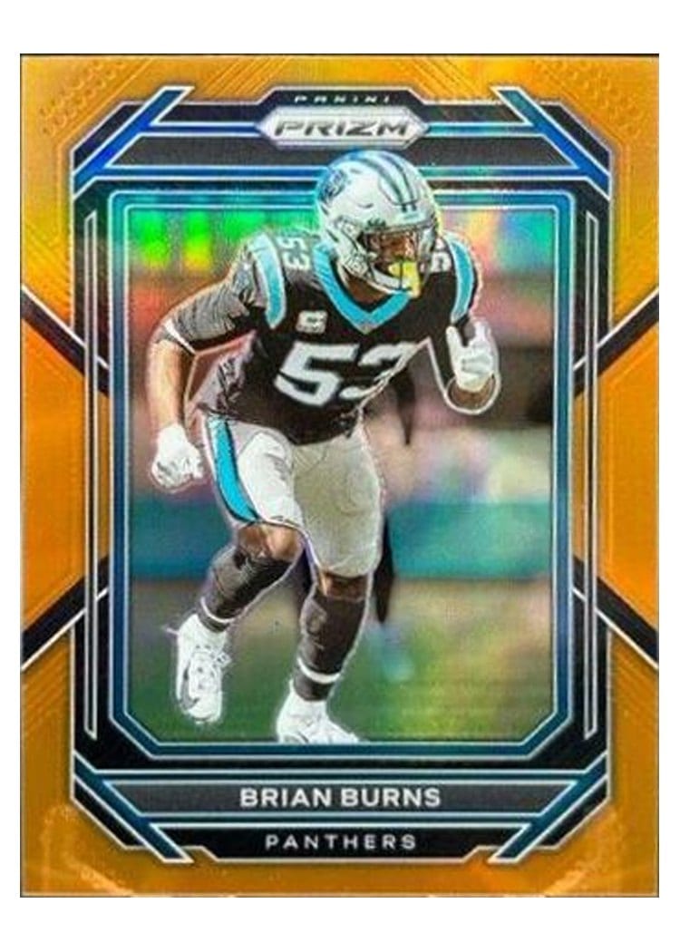2022 Panini Prizm Base Set Brian Burns #44 card
