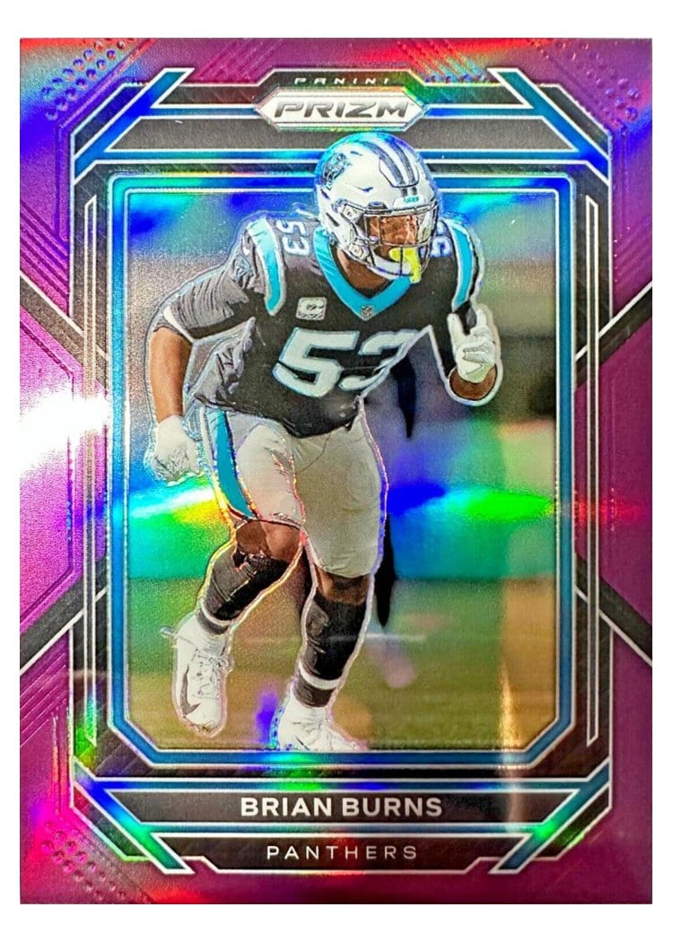 2022 Panini Prizm Base Set Brian Burns #44 card