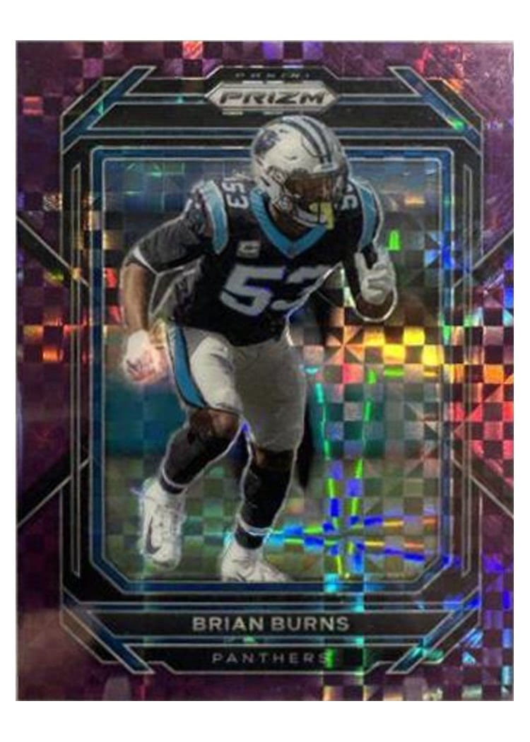 2022 Panini Prizm Base Set Brian Burns #44 card