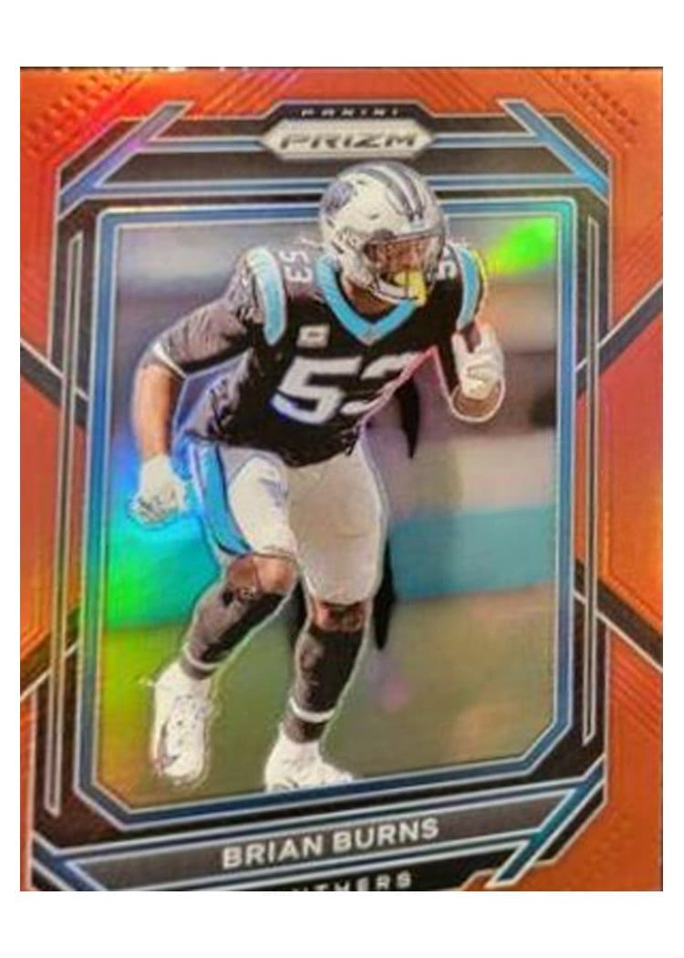 2022 Panini Prizm Base Set Brian Burns #44 card