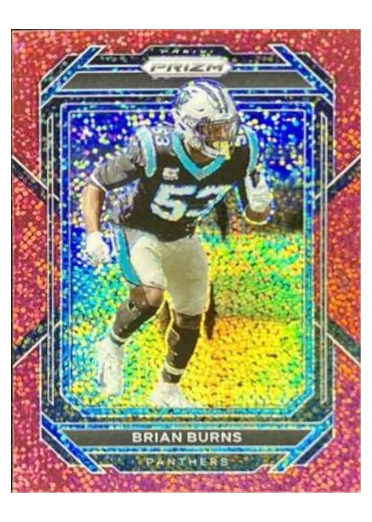 2022 Panini Prizm Base Set Brian Burns #44 card