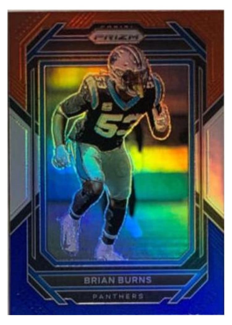 2022 Panini Prizm Base Set Brian Burns #44 card