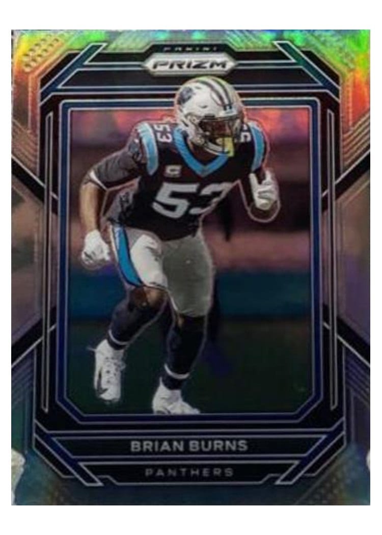 2022 Panini Prizm Base Set Brian Burns #44 card