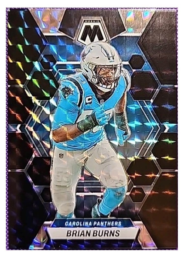 2023 Panini Mosaic Base Set Brian Burns #29 card