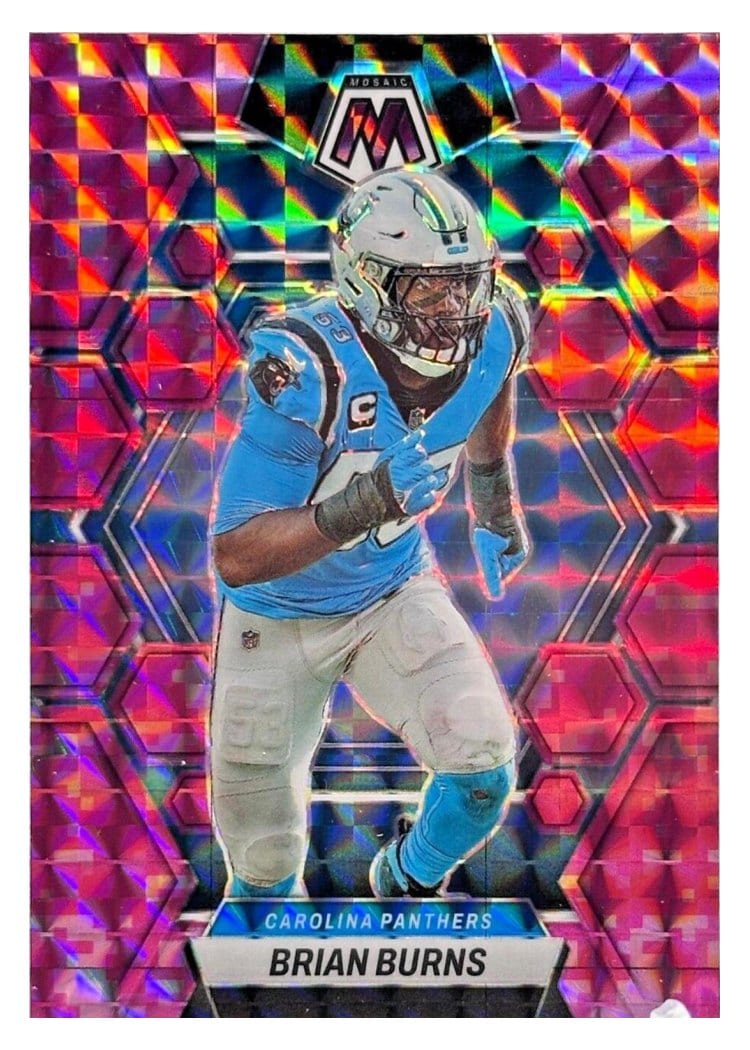 2023 Panini Mosaic Base Set Brian Burns #29 card