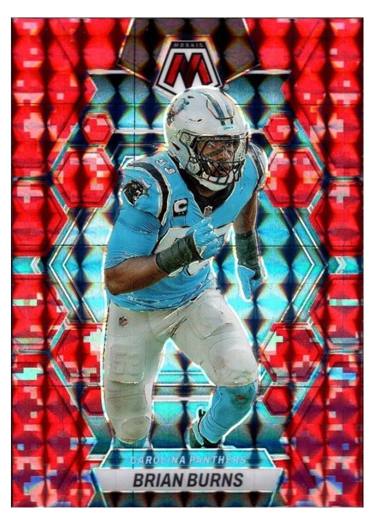 2023 Panini Mosaic Base Set Brian Burns #29 card