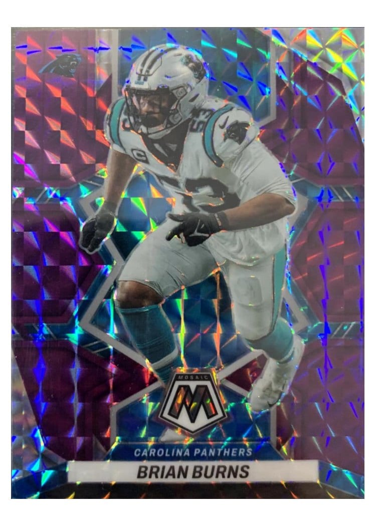 2023 Panini Mosaic Base Set Brian Burns #29 card