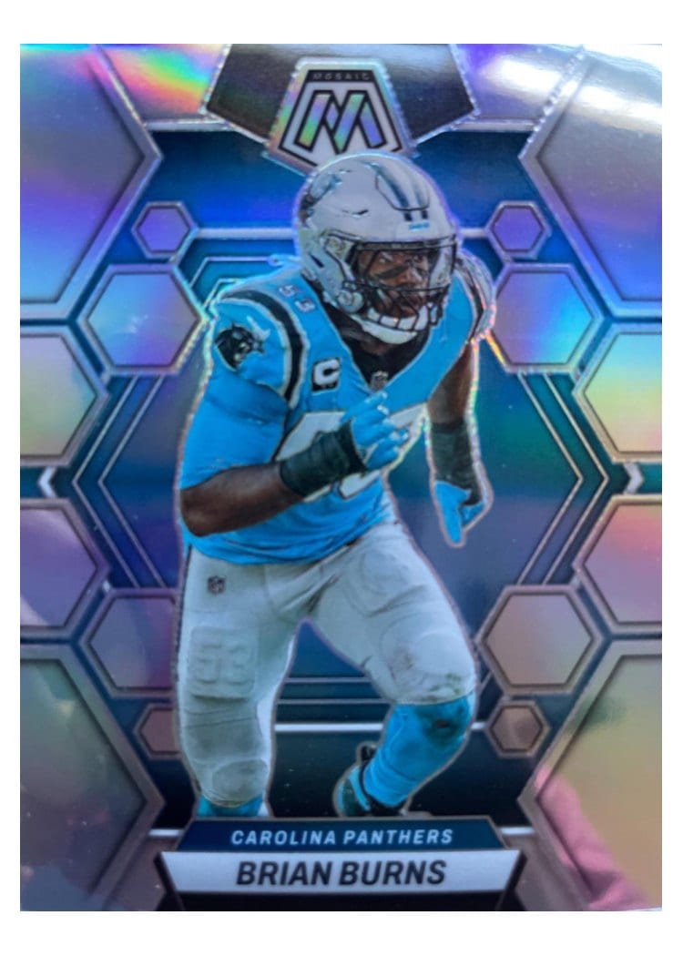 2023 Panini Mosaic Base Set Brian Burns #29 card