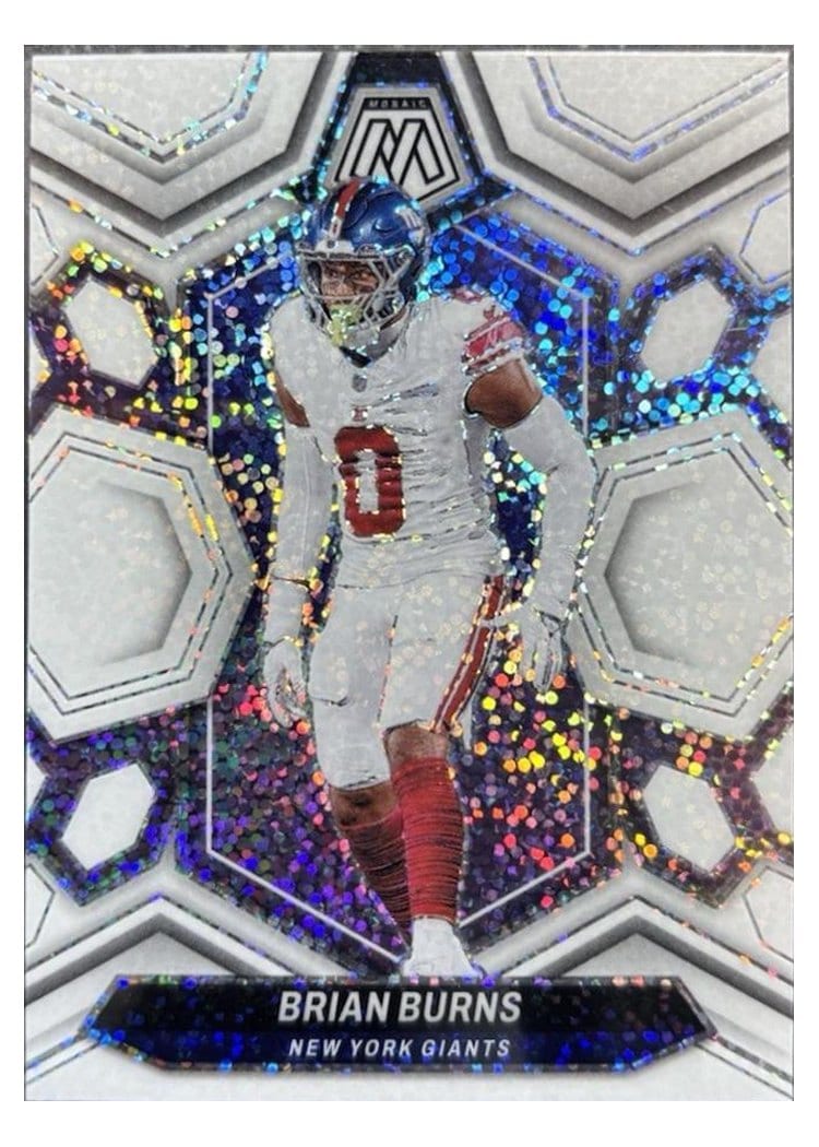 2024 Panini Mosaic Base Set Brian Burns White Sparkle #167 card