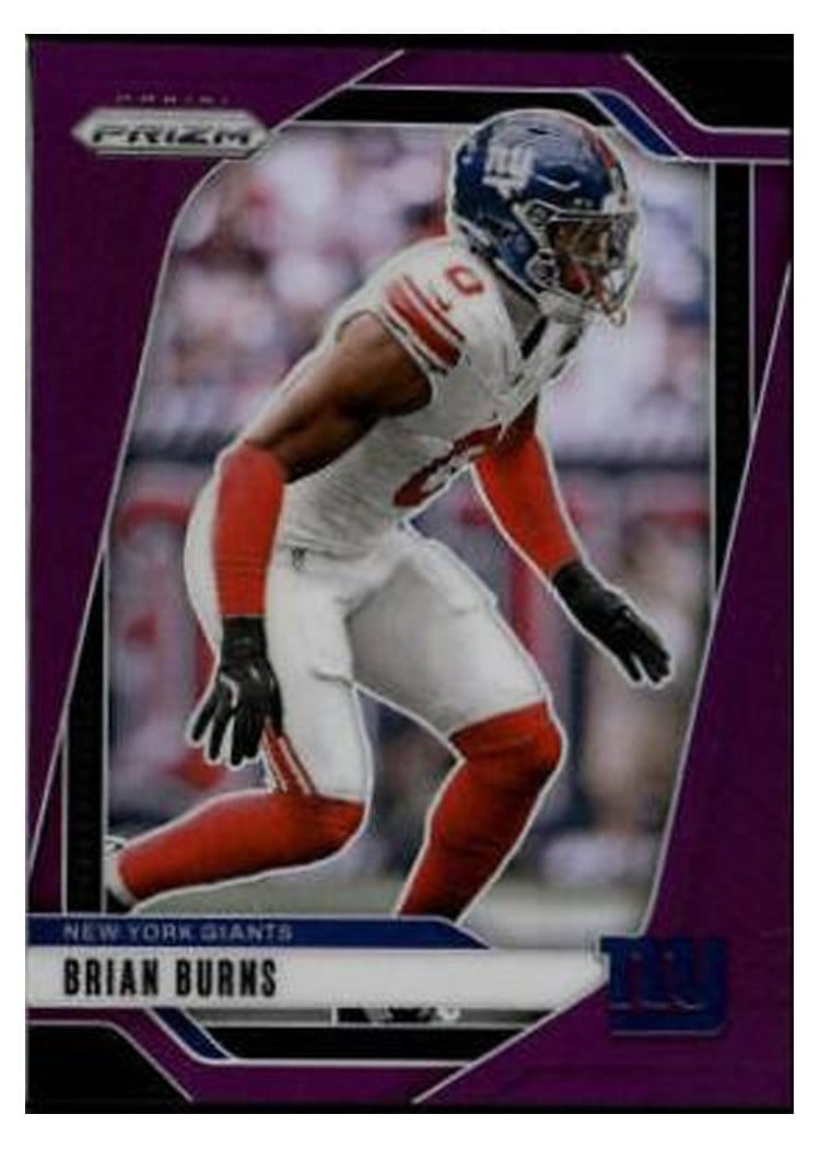 2024 Panini Prizm Base Set Brian Burns Purple #217 card