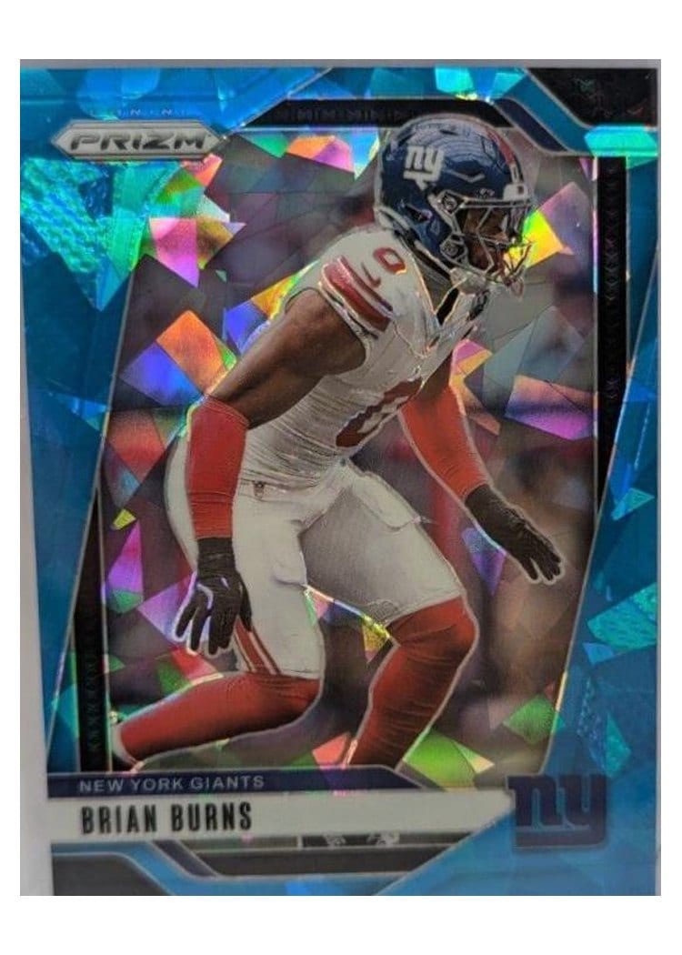 2024 Panini Prizm Base Set Brian Burns Blue Ice #217 card