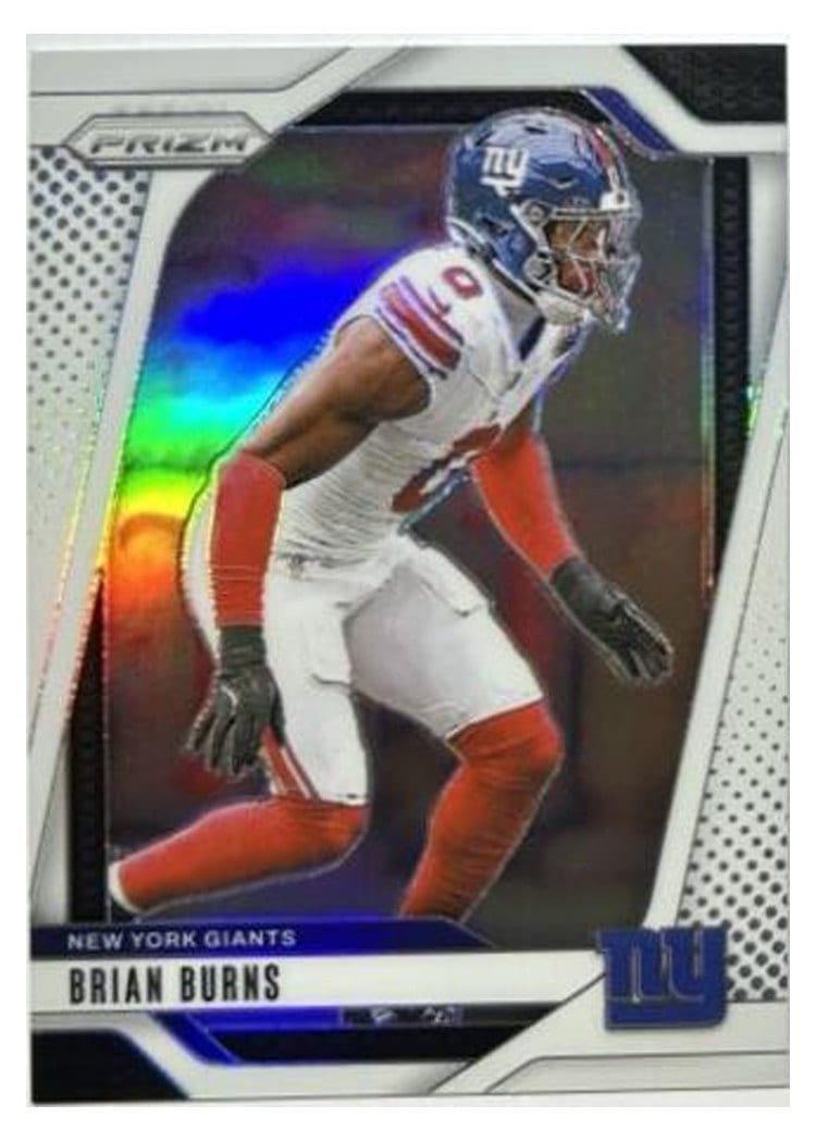 2024 Panini Prizm Base Set Brian Burns White #217 card