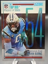 2024 Score Top 100 Brian Burns #54 card