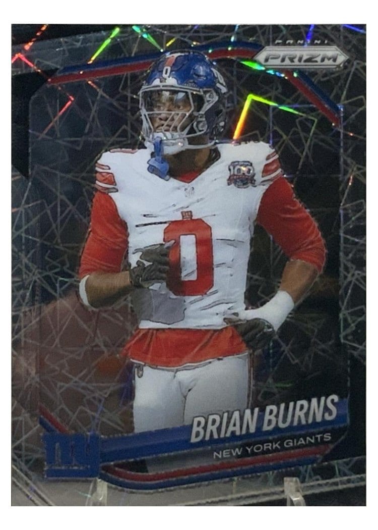 2025 Panini Prizm Base Set Brian Burns Lazer #147 card