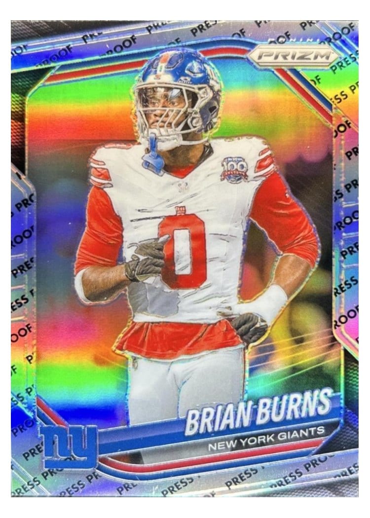 2025 Panini Prizm Base Set Brian Burns #147 card
