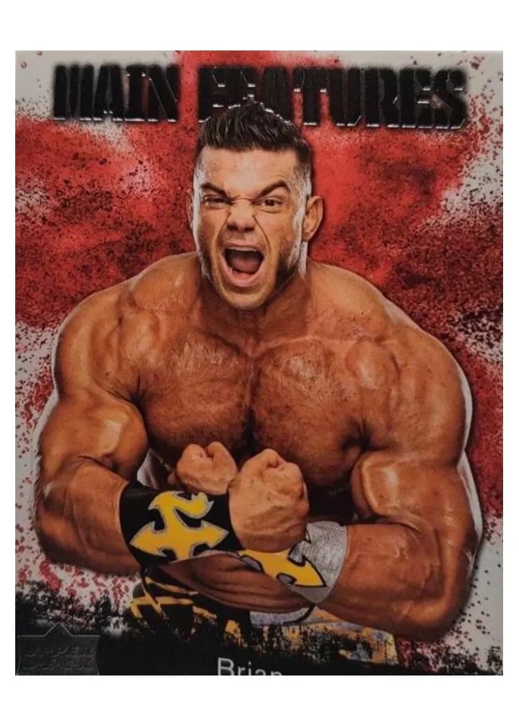 2021 Upper Deck AEW Main Features Brian Cage #MF-22 card