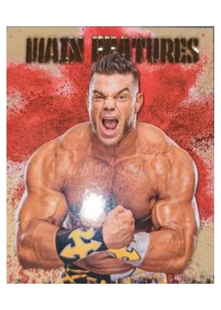2021 Upper Deck AEW Main Features Brian Cage Gold #MF-22 card