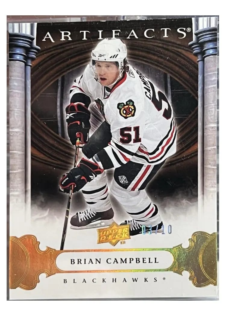 2009 Upper Deck Artifacts Brian Campbell #4 card