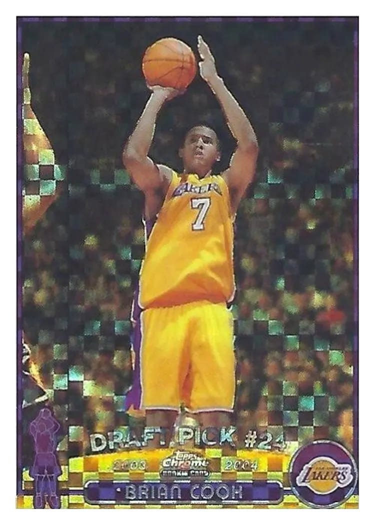 2003 Topps Chrome Brian Cook #134 card
