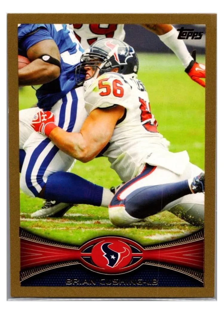 2012 Topps Brian Cushing Gold #16 card