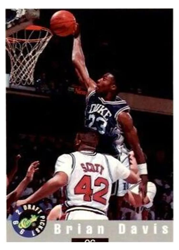1992 Classic Draft Picks Brian Davis #27 card