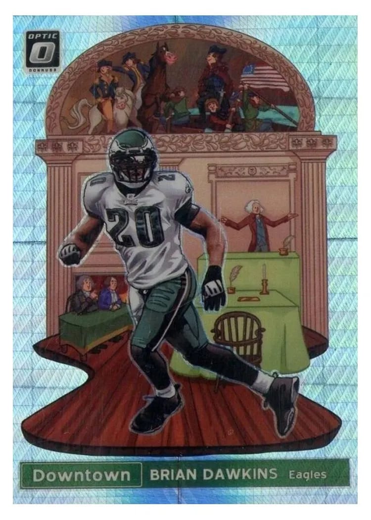 2019 Donruss Optic Downtown Brian Dawkins #DT-13 card