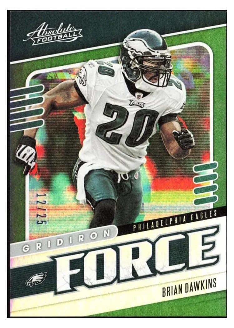 2019 Panini Absolute Gridiron Force Brian Dawkins #11 card