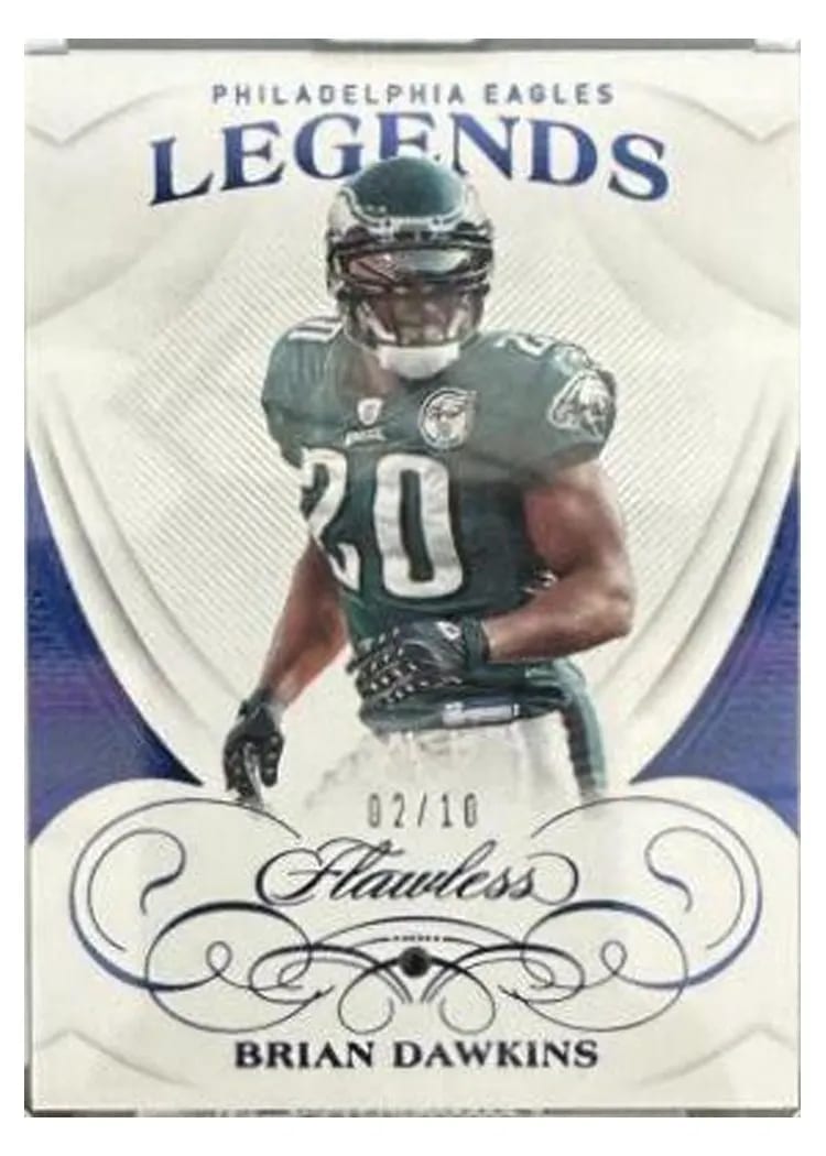2019 Panini Flawless Base Ruby Brian Dawkins #96 card
