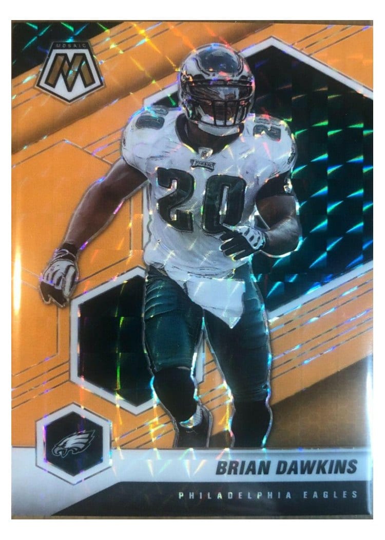2021 Panini Mosaic Base Set Brian Dawkins #161 card