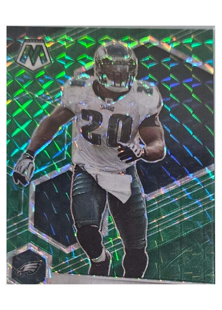 2021 Panini Mosaic Base Set Brian Dawkins Green Mosaic #161 card