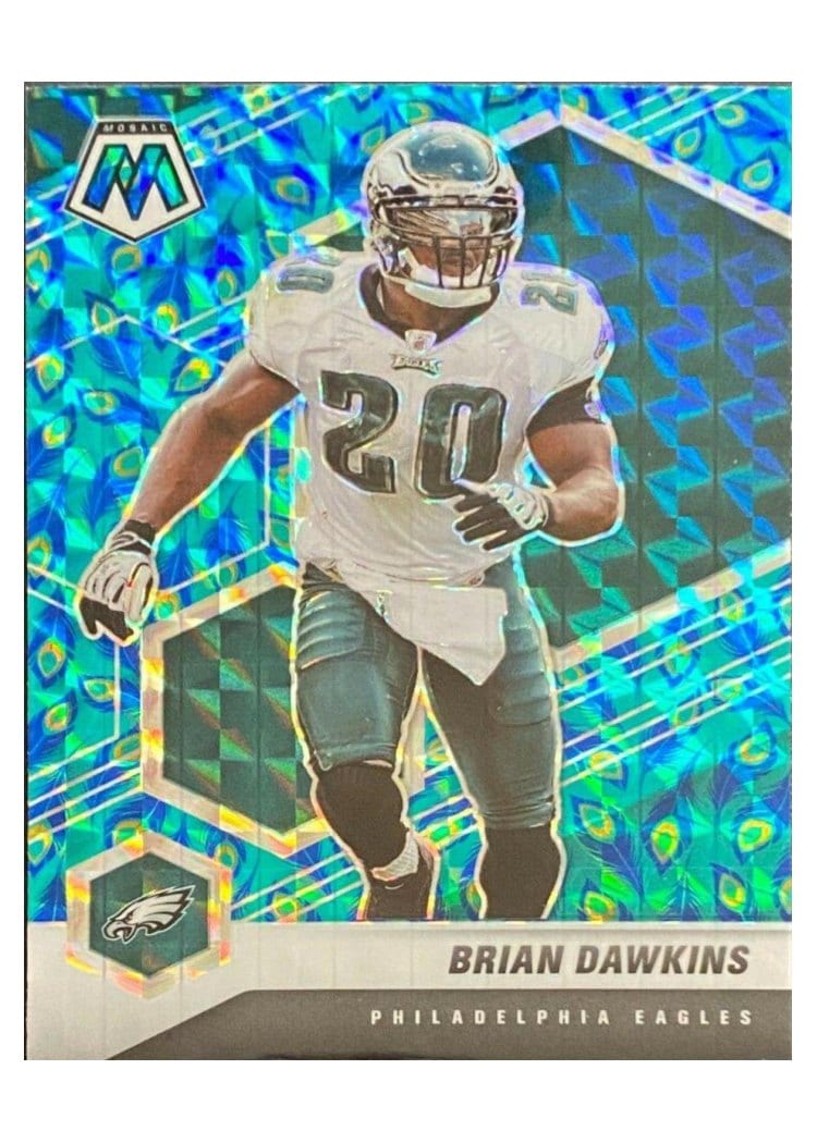 2021 Panini Mosaic Base Set Brian Dawkins #161 card