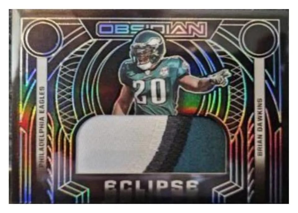 2022 Panini Obsidian Eclipse Brian Dawkins #ECL-BDA card
