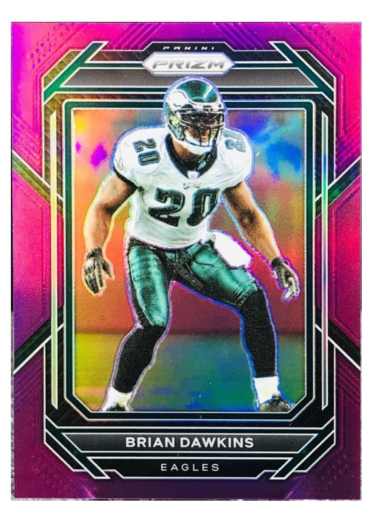 2022 Panini Prizm Base Set Brian Dawkins Purple #243 card