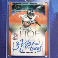 2025 Topps Signature Class HOF Signs Brian Dawkins #HOF-BD card