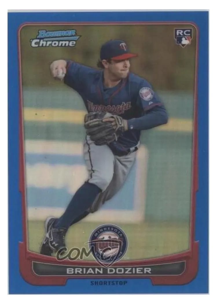 2012 Bowman Chrome Draft Brian Dozier #39 card