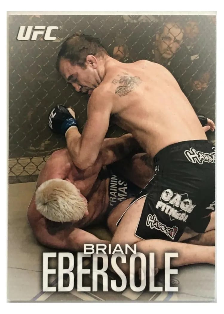 2012 Topps UFC Knockout Brian Ebersole #11 card