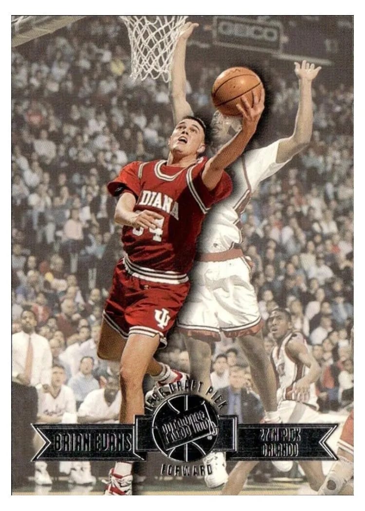 1996 Press Pass Brian Evans #22 card
