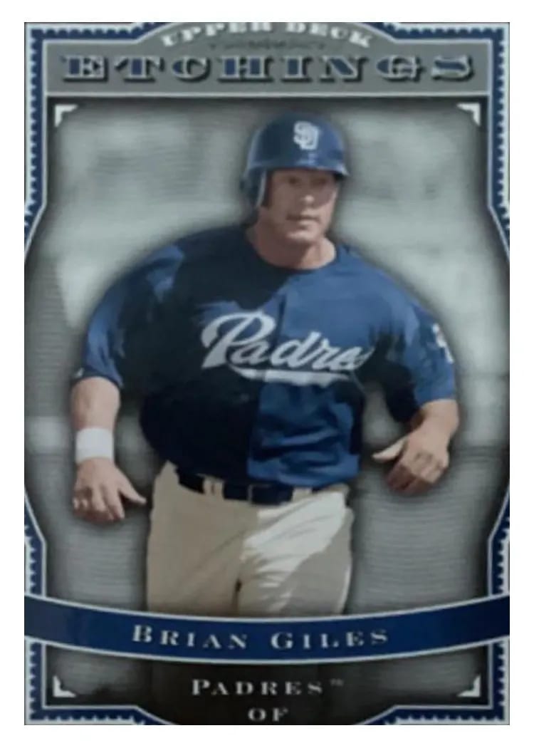 2004 Upper Deck Etchings Brian Giles #20 card