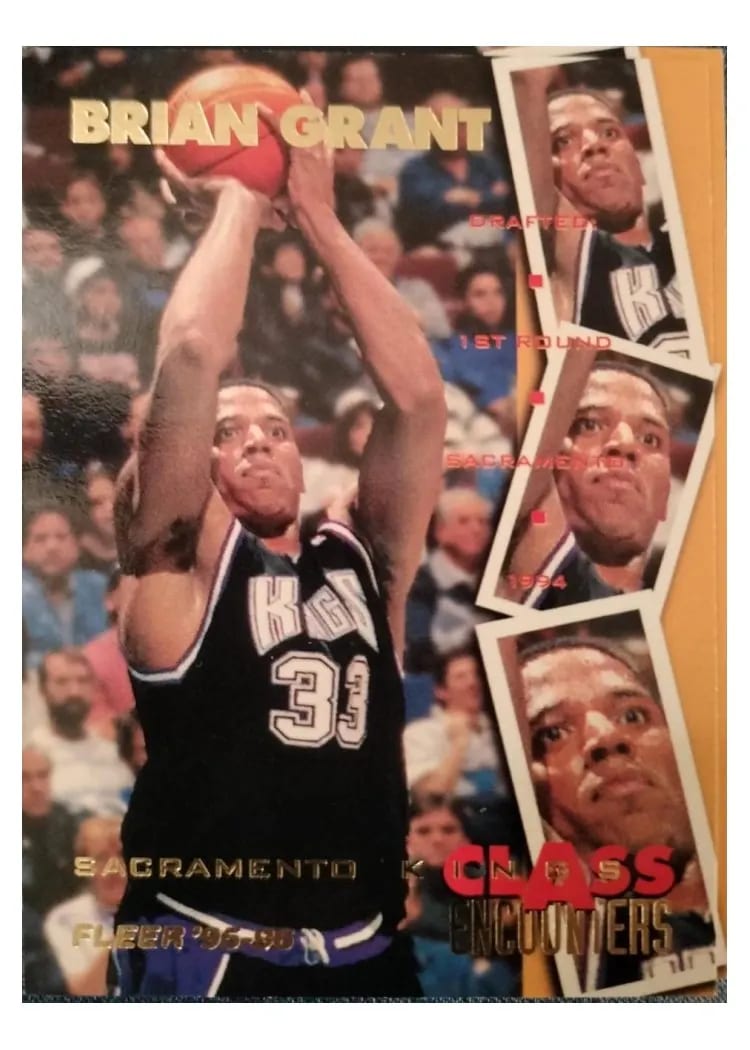 1995 Fleer Class Encounters Brian Grant #2 card