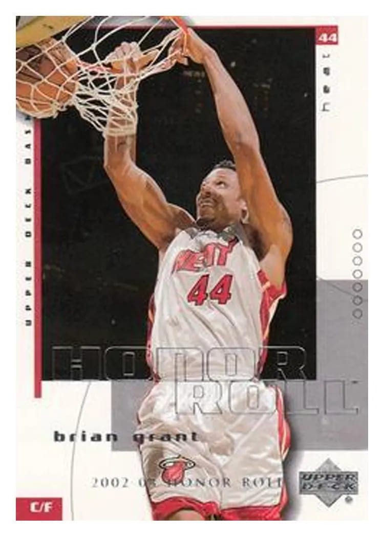 2002 Upper Deck Honor Roll Brian Grant #43 card