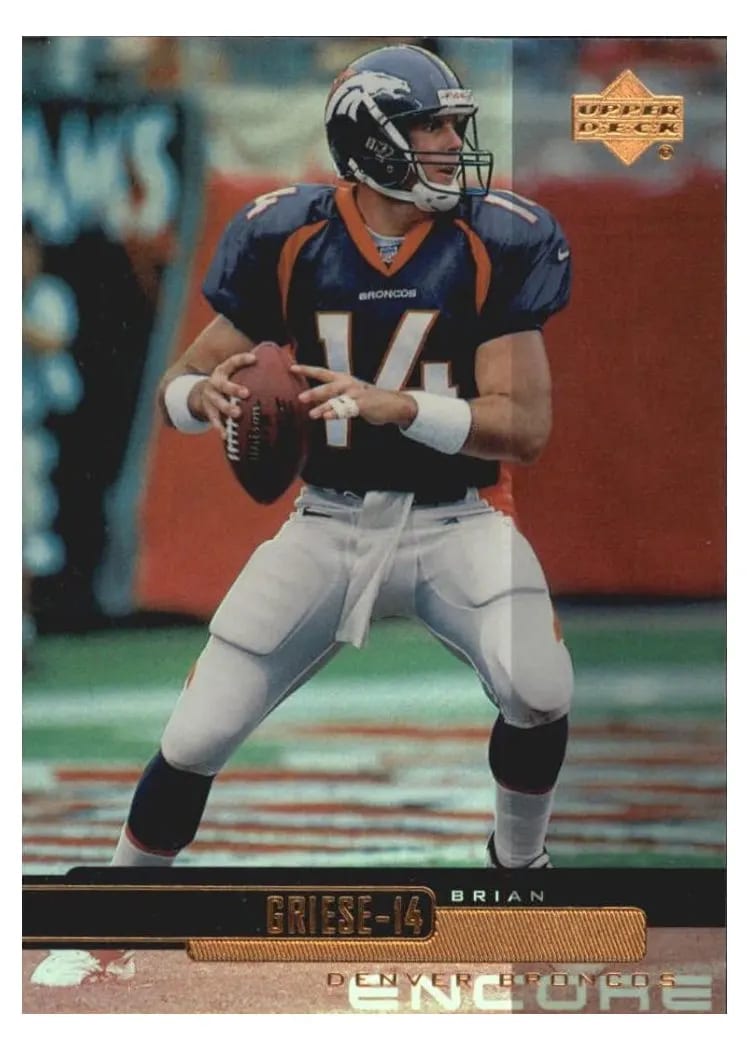 1999 Upper Deck Encore Brian Griese #58 card