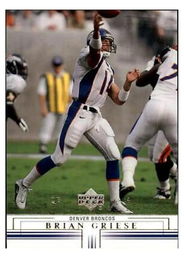 2001 Upper Deck Brian Griese #54 card