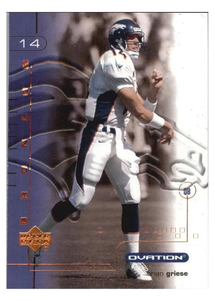 2001 Upper Deck Ovation Brian Griese #30 card