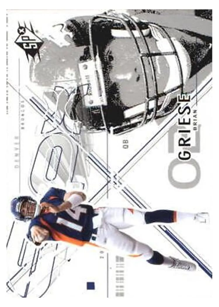 2002 Spx Brian Griese #34 card