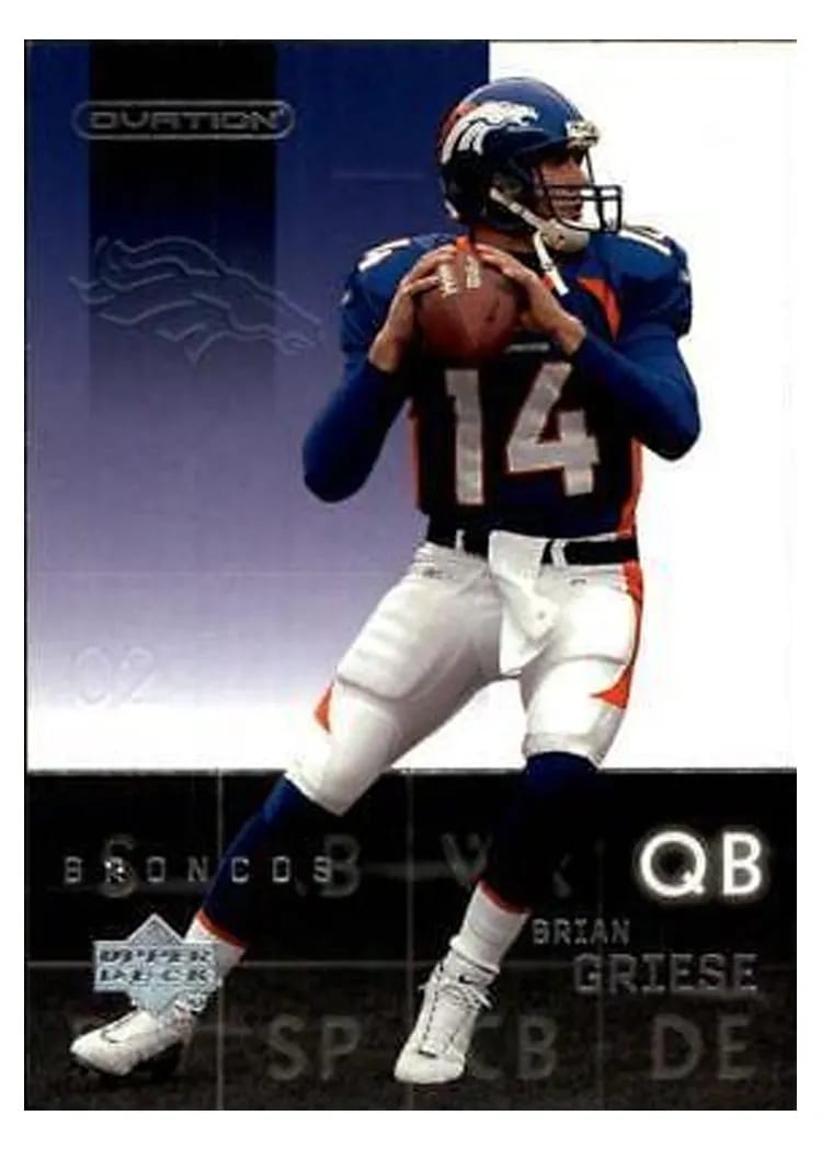 2002 Upper Deck Ovation Brian Griese #26 card