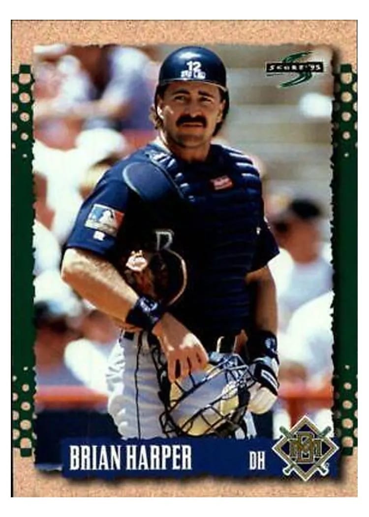 1995 Score Brian Harper #25 card