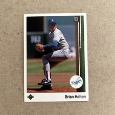 1989 Upper Deck Brian Holton Error #72 card